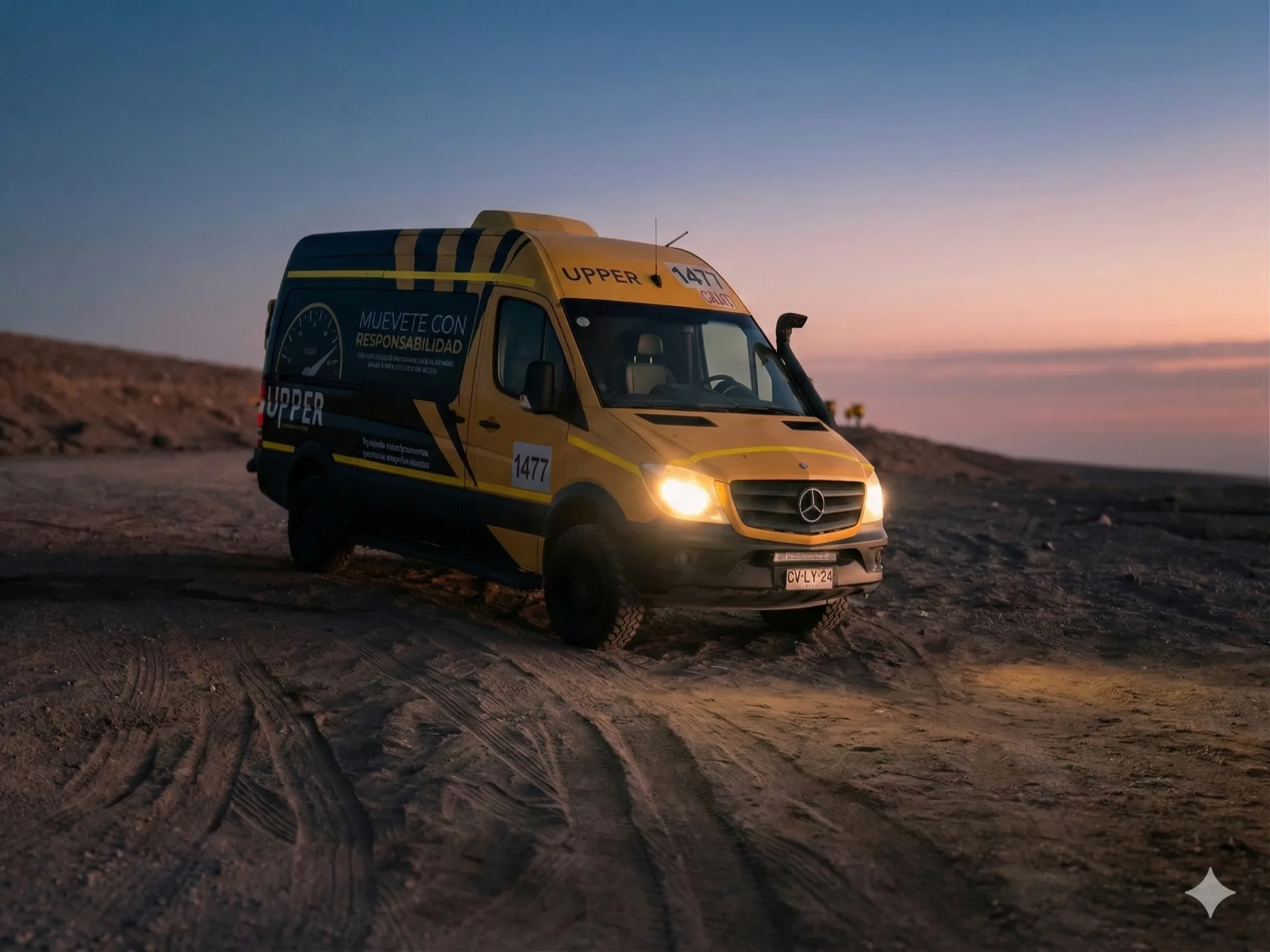 Operación Upper Transport — ruta en desierto