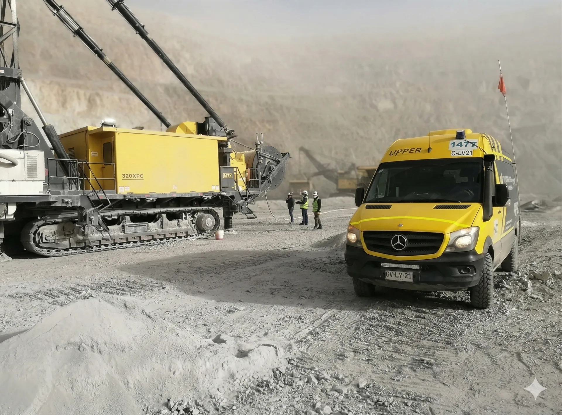 Upper Transport en operación minera